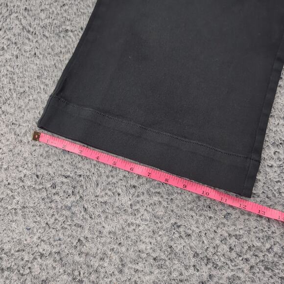 Everlane Pants Women 4 Black High Rise Wide Leg Cotton Blend Casual Work Chore - Picture 10 of 11